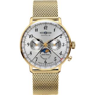 Zeppelin 7038M-1 LZ Hindenburg Mondphase Herrenuhr 36mm 3ATM
