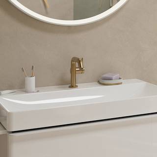 hansgrohe Tecturis S 1-grebs håndvaskarmatur 130mm tud t/hv m/bv børstet bronze