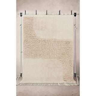 KHARGA bomuldstæppe 300x400 cm - Beige