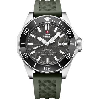 Swiss Military SMA34092.09 Automatik Diver Herrenuhr 45mm 100ATM