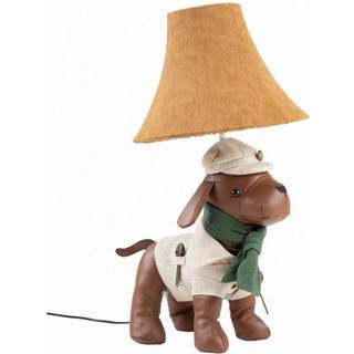 Børnebordlampe jagthund brun - Spike