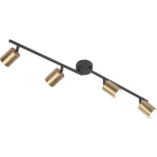 Vano LED-loftspot, bladguld, 4 lyskilder
