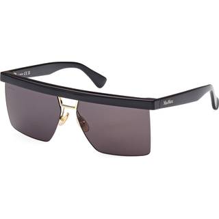 Max Mara MM0072 FLAT1 01A 60 Solbriller Kvinder Black - Shiny Black - 60mm