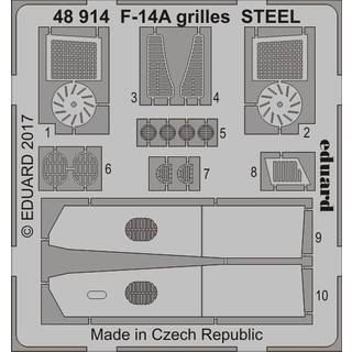F-14A grilles STEEL for Tamiya