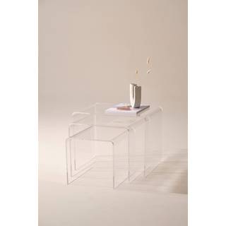 CATALINA sidebord 3-pak - Transparent