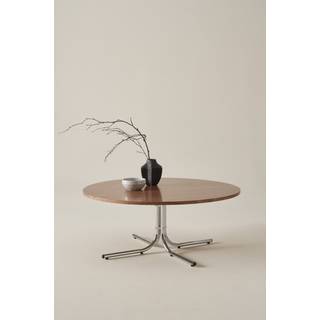 CHIPLEY sofabord diameter 100 cm - Brun