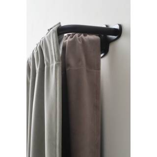 AURI gardinstang dobbelt 110-186 cm - Sort