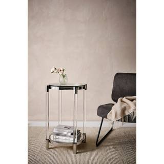 JAZZY sidebord ø 47,5 cm - Transparent