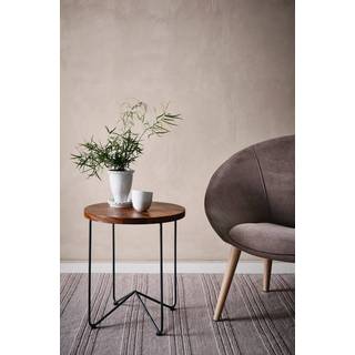 TUNA sofabord ø 45 cm - Brun