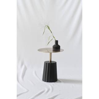 MARCHA sidebord ø 40 cm - Sort
