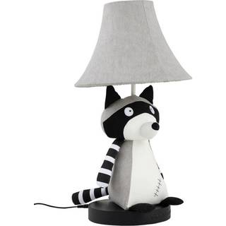 Børnebordlampe vaskebjørn grå inkl. LED - Ben