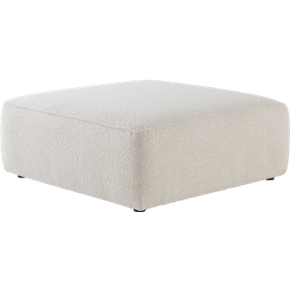 MIRA BOUCLÉ sofamodul - siddepuf - Hvid