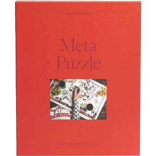 Piecework Puzzles Meta Puzzle 1000 Piece Puzzle för vuxna som utmanar pussel med pusselbilder Soft -Touch Puzzle Gift - 19,25 x 26,6 tum