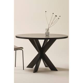 LUGNVIK spisebord - Ø 120 cm - Sort
