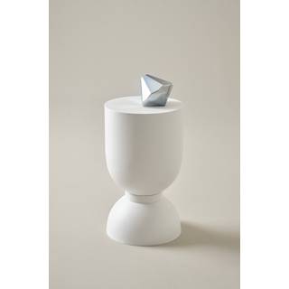 BRAMTON sidebord diameter 31 cm - Hvid