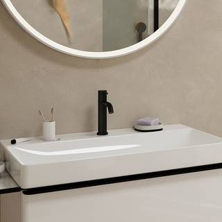 hansgrohe Tecturis S 1-grebs håndvaskarmatur 116mm tud t/hv m/bv mat sort