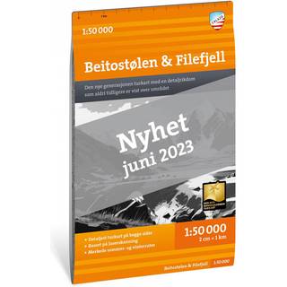 Calazo förlag Turkart Beitostølen & Filefjell 1:50.000 NoColour, OneSize