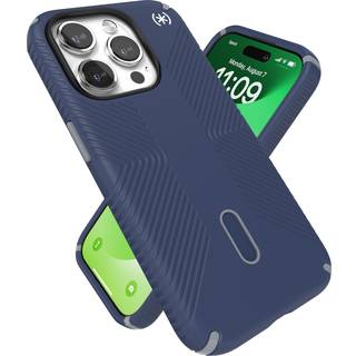 Speck - Presidio Grip MagSafe ClickLock Coastal Blue / Dust Grey - iPhone 15 Pro