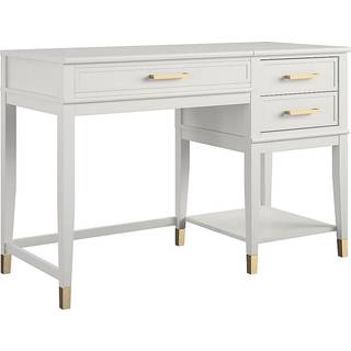 Skrivebord med lifttop i MDF Hvid