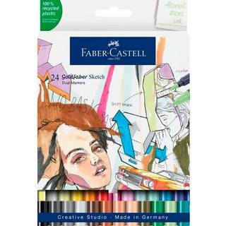 Faber-Castell Tusser Goldfaber Sketch 24 stk - Flerfarvet
