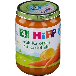 HiPP Økologiske gulerødder med kartofler fra 5. måned 73.42 DKK/1 kg (6 x 190.0g)