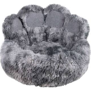 Komfort seng rund Paw - Ø 75 x 21 cm / 42 cm - Grå