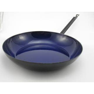 Riess Classic Schwarz-Blau Bauernpfanne 26 cm - Emaille