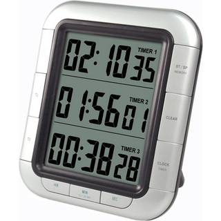 Techno Line KT 300 køkken ur/timer med 3 alarmer