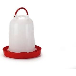 Vandautomat til høns DISKO - Rød - 6 liter