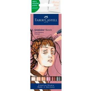 Goldfaber Sketch Marker Etui Portrait Set 6 Stück