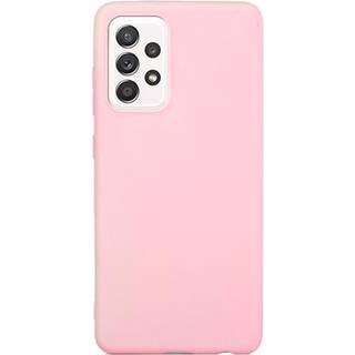Anti-Fingeraftryk Mat Samsung Galaxy A53 5G TPU Cover - Pink
