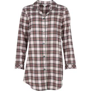 Lady Avenue Cotton Flannel natskjorte, multi, Størrelse: XS, Dame