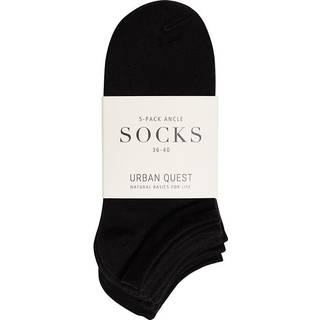 Urban Quest 5-Pack Women Bamboo strømper, sort, Størrelse: 36-40, Dame