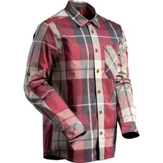 MASCOT CUSTOMIZED flannel skjorte, bordeaux ternet - 2XL