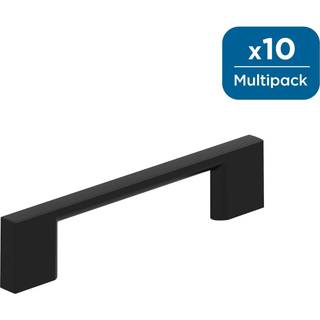 Amerock 10bx37131mb | Matte sort kabinettr?k | 3-3/4 tommer (96 mm) center-til-center | 10 pakke | CityScape | M?bler hardware