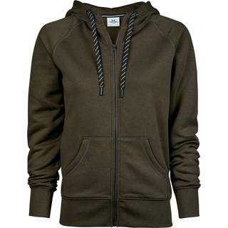 Teejays - Fashion full zip hood - Dame - Oliven - Style 5436