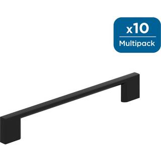 Amerock 10bx37133mb | Matte sort kabinettr?k | 6-5/16 tommer (160 mm) Center-til-center | 10 pakke | CityScape | M?bler hardware
