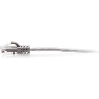 C2G 1ft/0.3m Cat6a Slim Patch 28AWG Gray