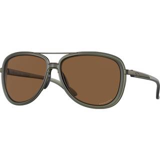 Oakley Kvinde OO4129 SPLIT TIME 412925 Solbriller Metal Grøn Kobber Rund Normal Prizm