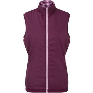FootJoy Isoleret vendbar vest, vinrød/rosa
