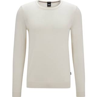 BOSS Black Herren Pullover beige unifarben