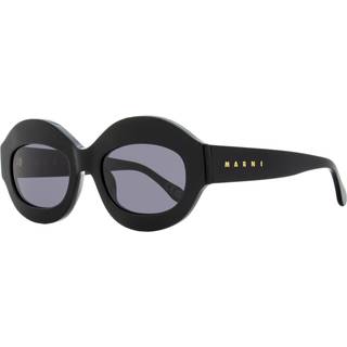 Marni Unisex Ik Kil Cenote Black 4IE Solbriller Acetat Sort Grå Oversize Normal