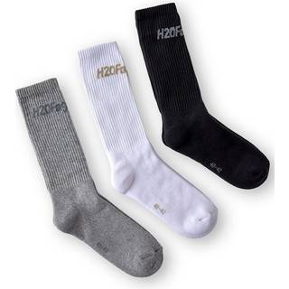 Suck Socks 3-pack - Black/White/Grey Mel - H2O Fagerholt - Grå 40-42