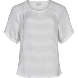 IN FRONT Filla Bluse, Farve: White, Størrelse: S, Dame