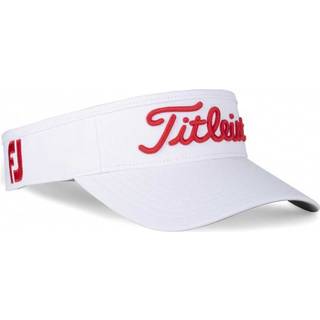 Titleist Tour Performance Visor HVID/RØD