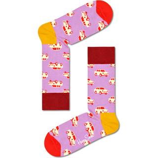 Happy Socks Car Sock - Lilac - Str 36/40