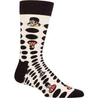 Happy Socks Beatles Dots Sock - White - Str 36/40