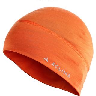 Aclima Unisex LightWool Beanie Orange Tiger, OneSize