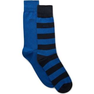 BOSS 2-pak RS Block CC Socks - Blue - Str 43/46