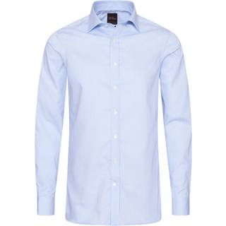 Oscar Jacobson - Slim Fit Cut Away Strygefri Bomuldskjorte - størrelse 40 - Herre